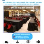 SEWA MEJA IBM COVER SKIRTING HITAM AREA BINTARO