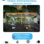SEWA TENDA KONVESIONAL DEKORASI PLAFON