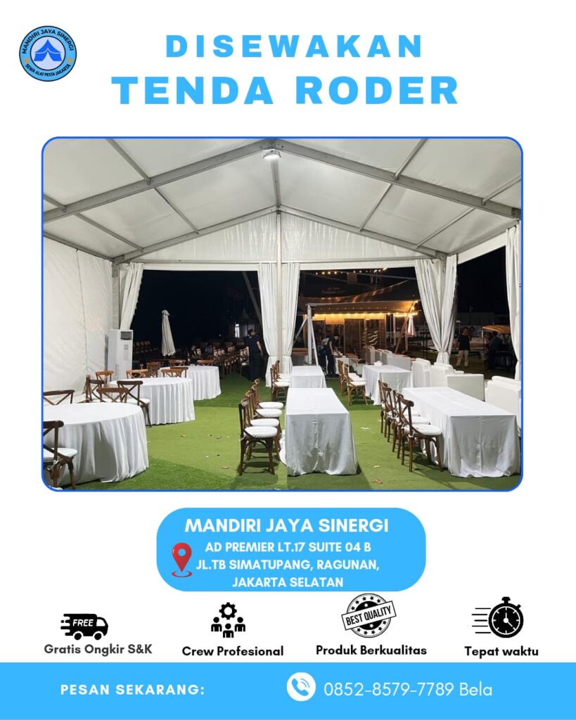 SEWA TENDA RODER JAKARTA SELATAN