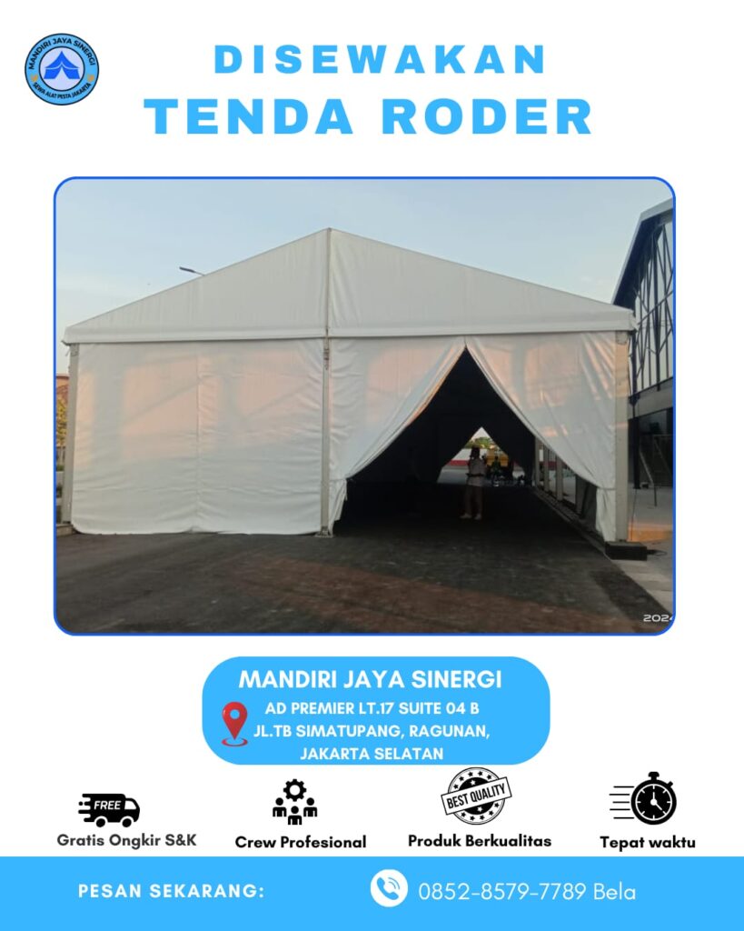 SEWA TENDA RODER  JAKARTA  SELATAN