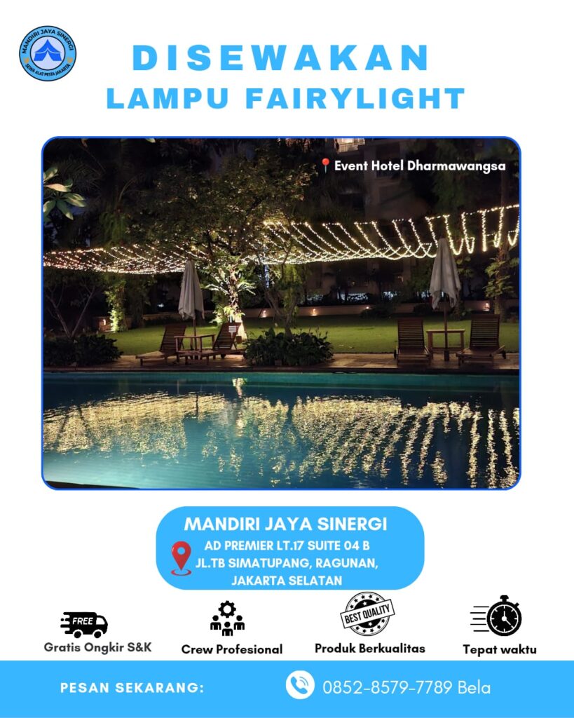 Sewa Lampu FairyLight Area Jakarta 
