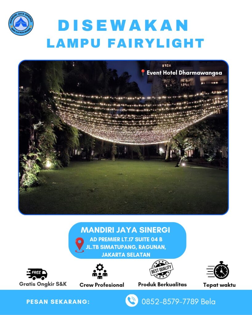 Sewa Lampu FairyLight Area Jakarta