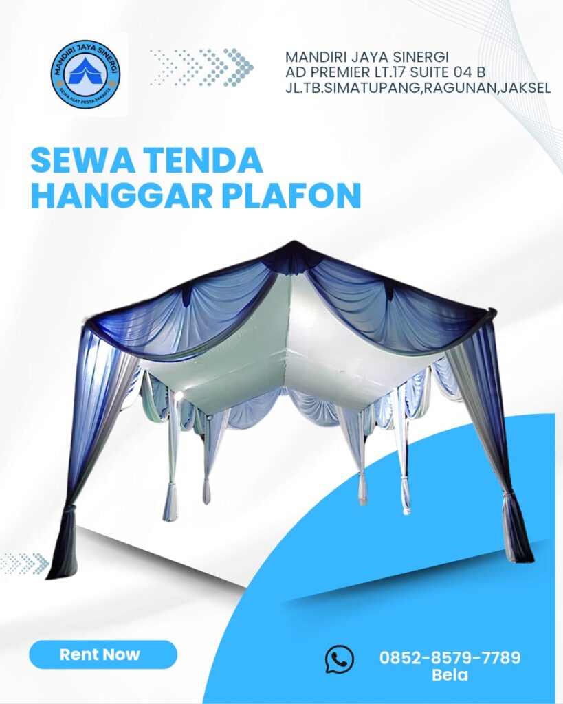 tenda hanggar plafon