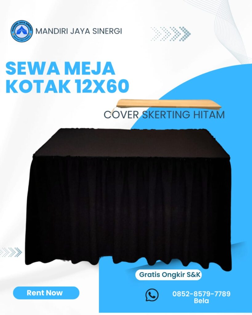 MEJA KOTAK SKIRTING