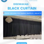 SEWA BLACK CURTAIN EVENT GEDUNG PERTAMINA SIMPRUG JAKARTA