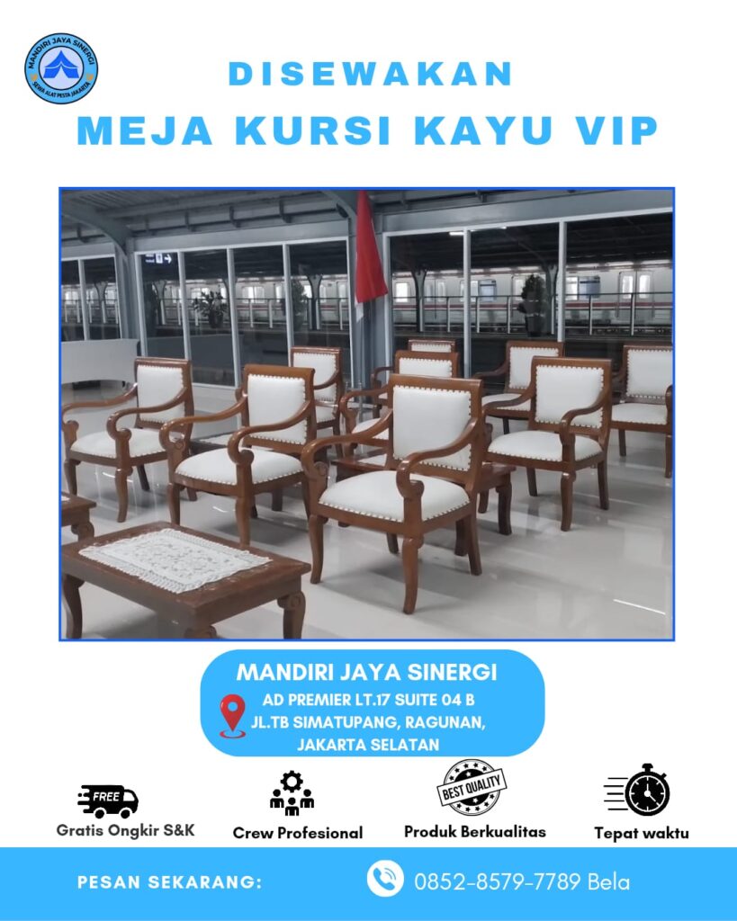 SEWA KURSI KAYU VIP JABODETABEK