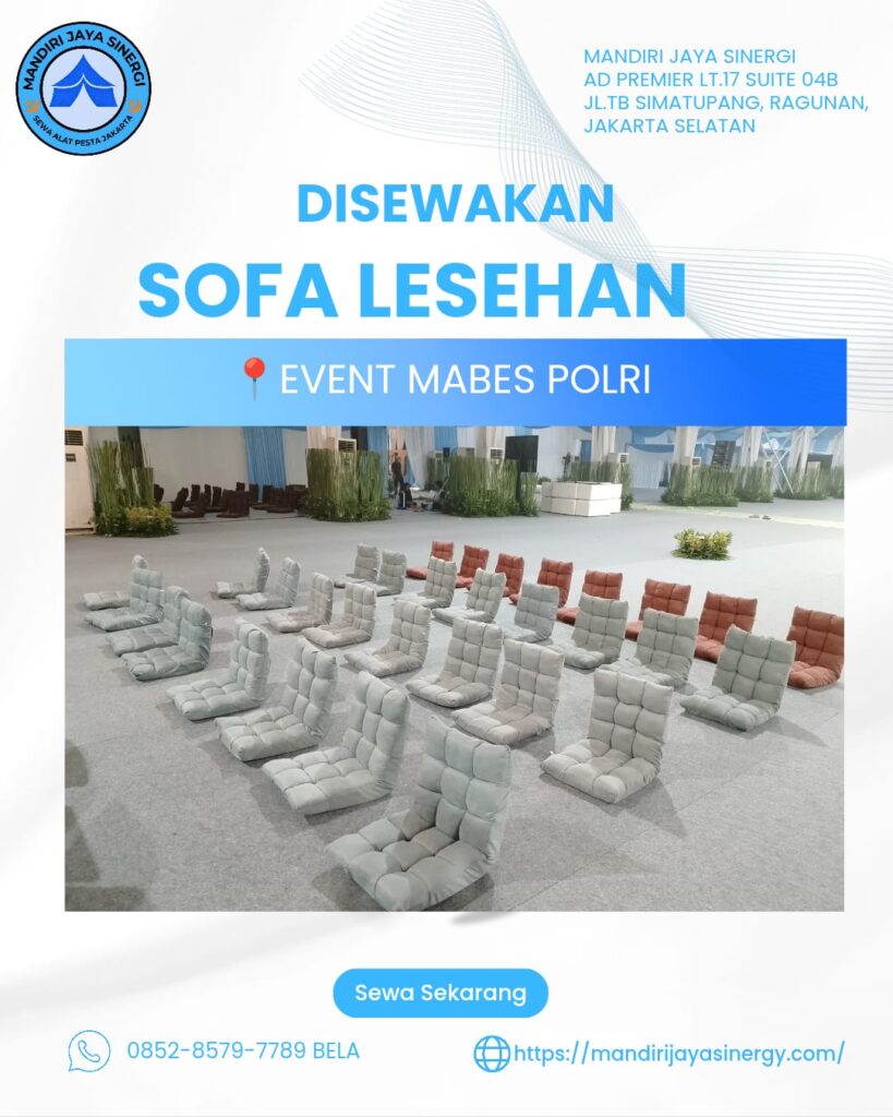 SEWA SOFA LESEHAN BERKUALITAS JAKARTA SELATAN
