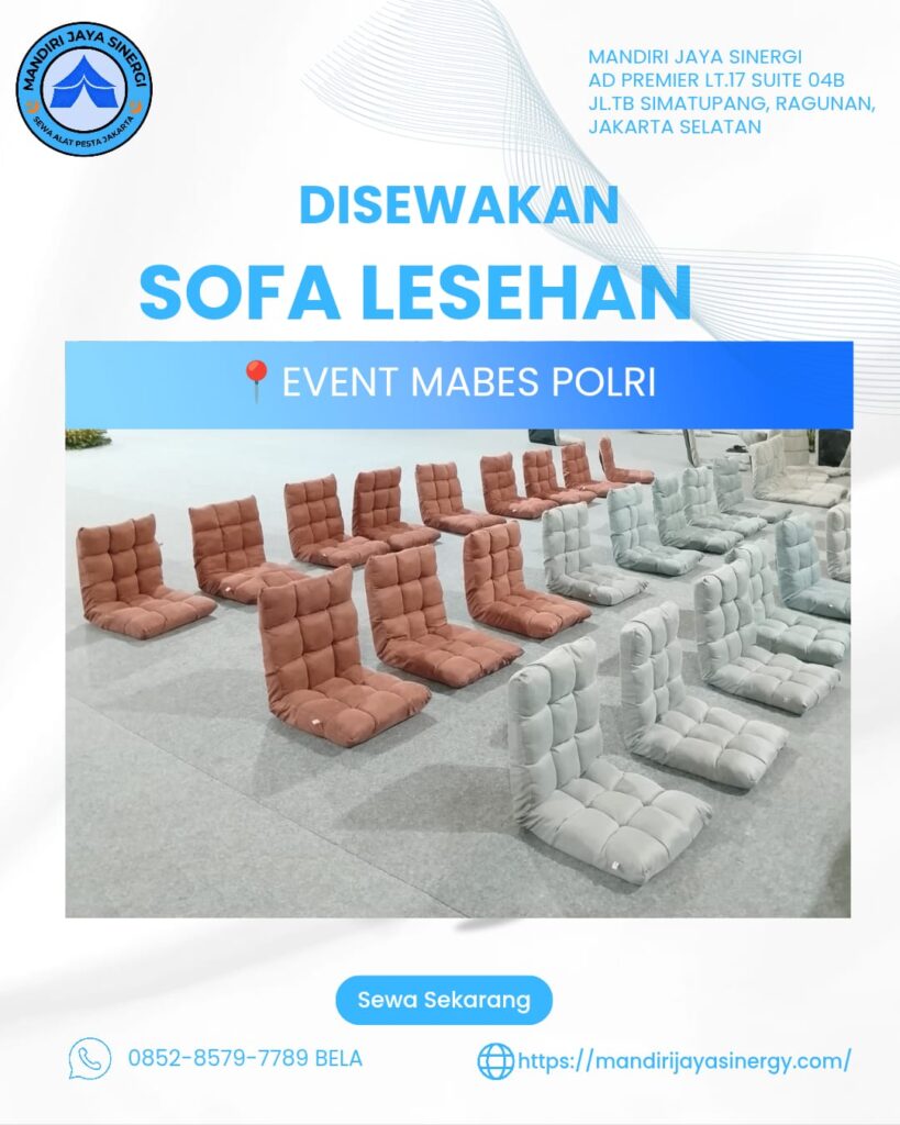 SEWA SOFA LESEHAN BERKUALITAS JAKARTA SELATAN