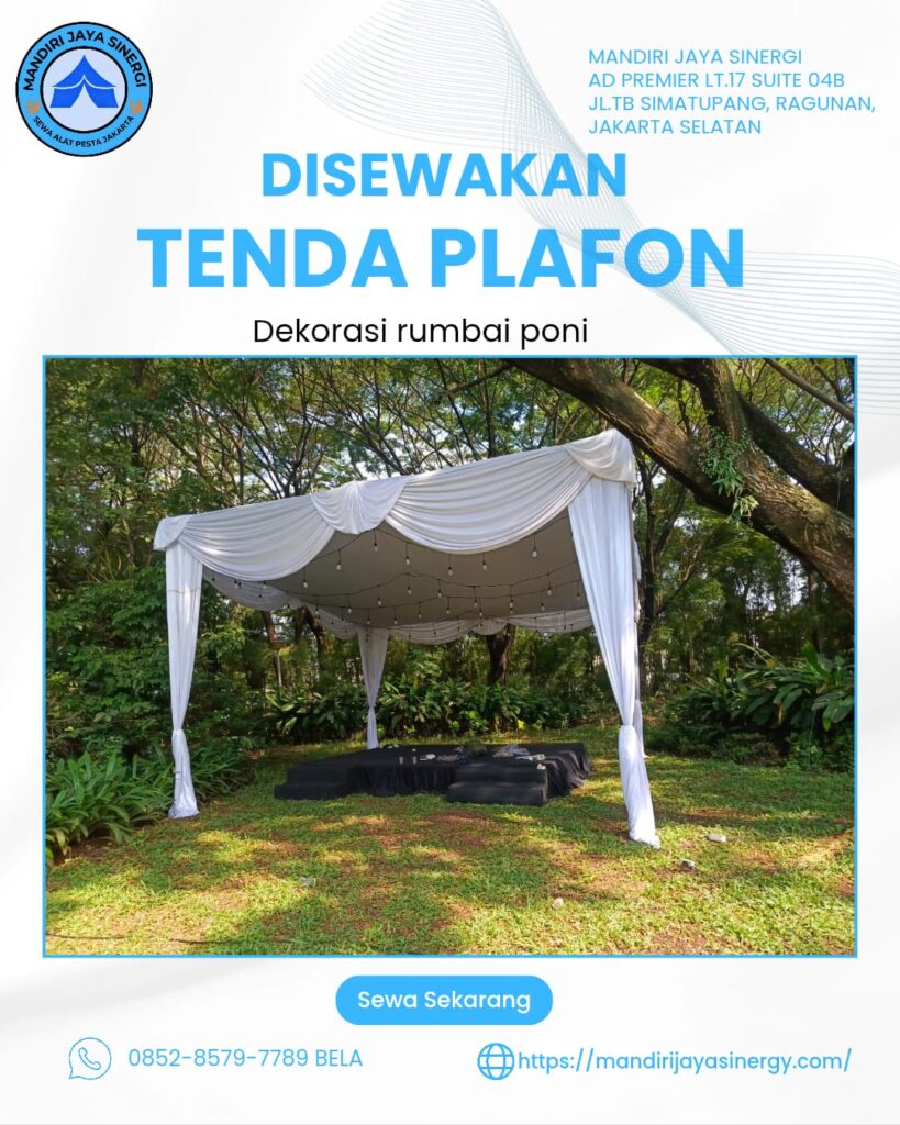 PUSAT SEWA TENDA PLAFON JAKARTA