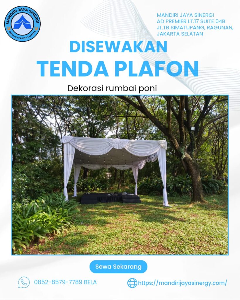 PUSAT SEWA TENDA PLAFON JAKARTA