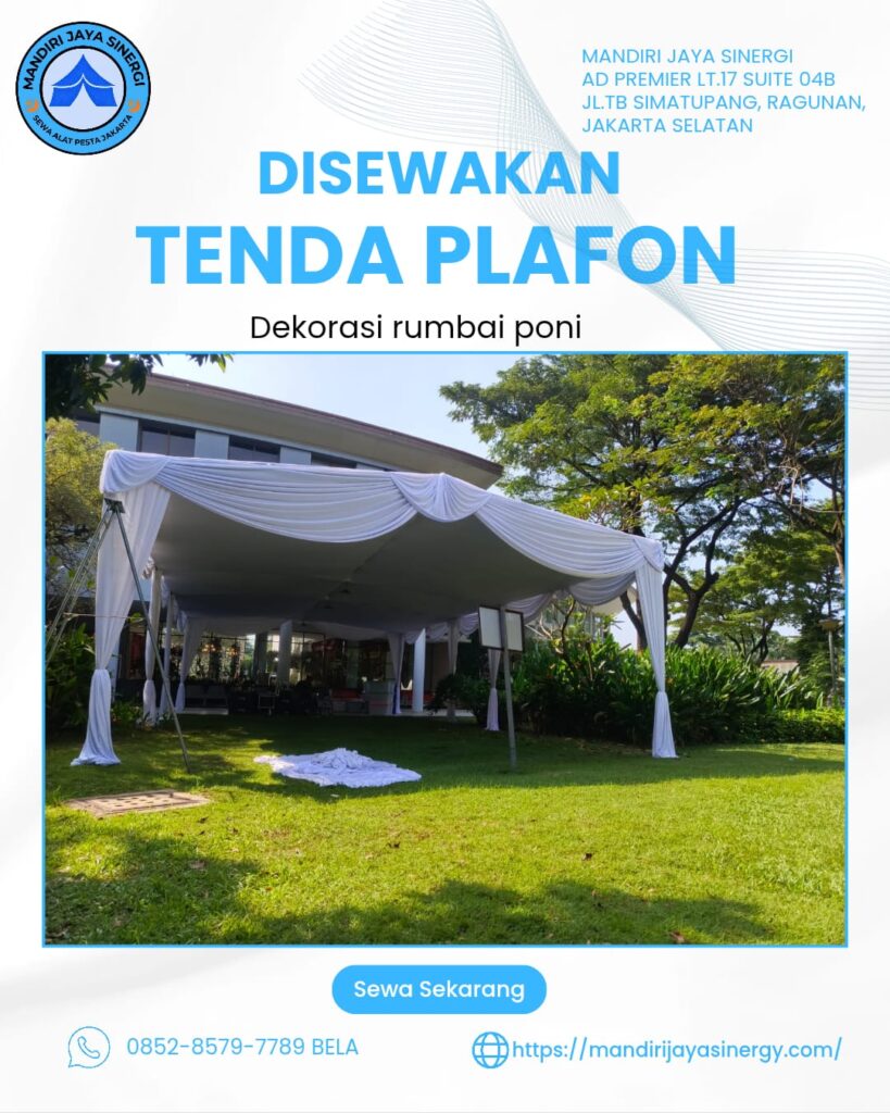 PUSAT SEWA TENDA PLAFON JAKARTA