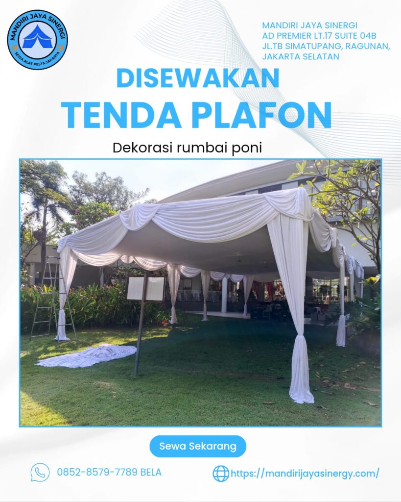 PUSAT SEWA TENDA PLAFON JAKARTA