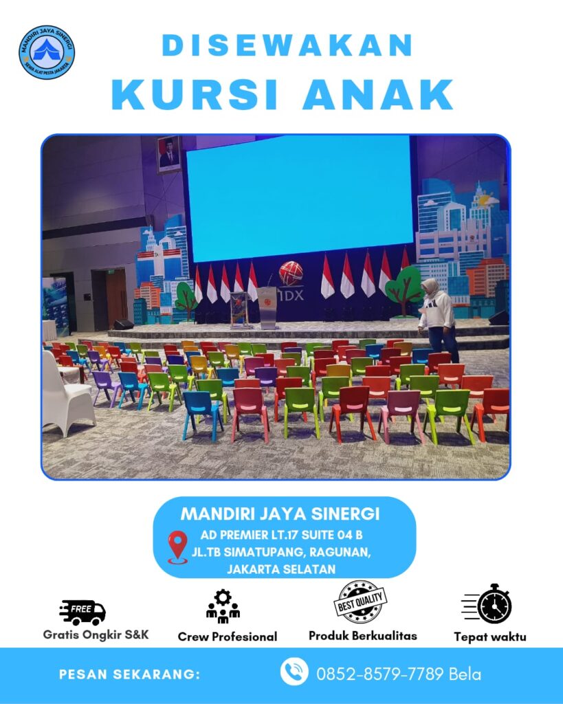 RENTAL KURSI ANAK AREA JAKARTA