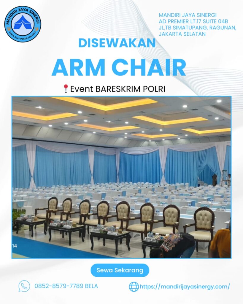 SEWA KURSI ARM AREA JAKARTA