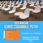 SEWA KURSI SCRAMBLE PUTIH AREA JAKARTA
