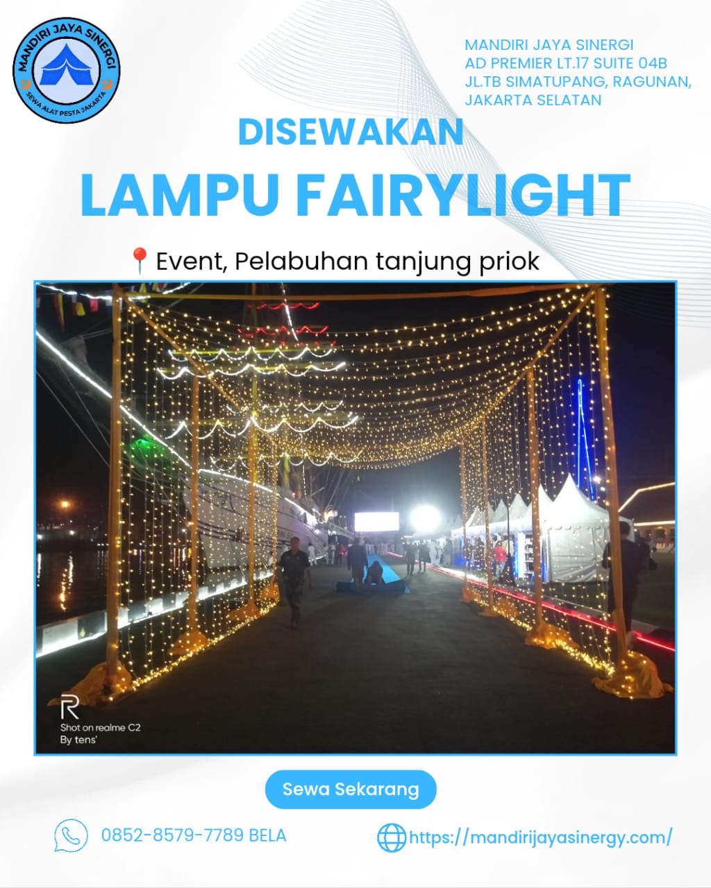 SEWA LAMPU FAIRYLIGHT JAKARTA UTARA