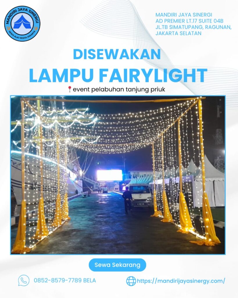 SEWA LAMPU FAIRYLIGHT JAKARTA UTARA
