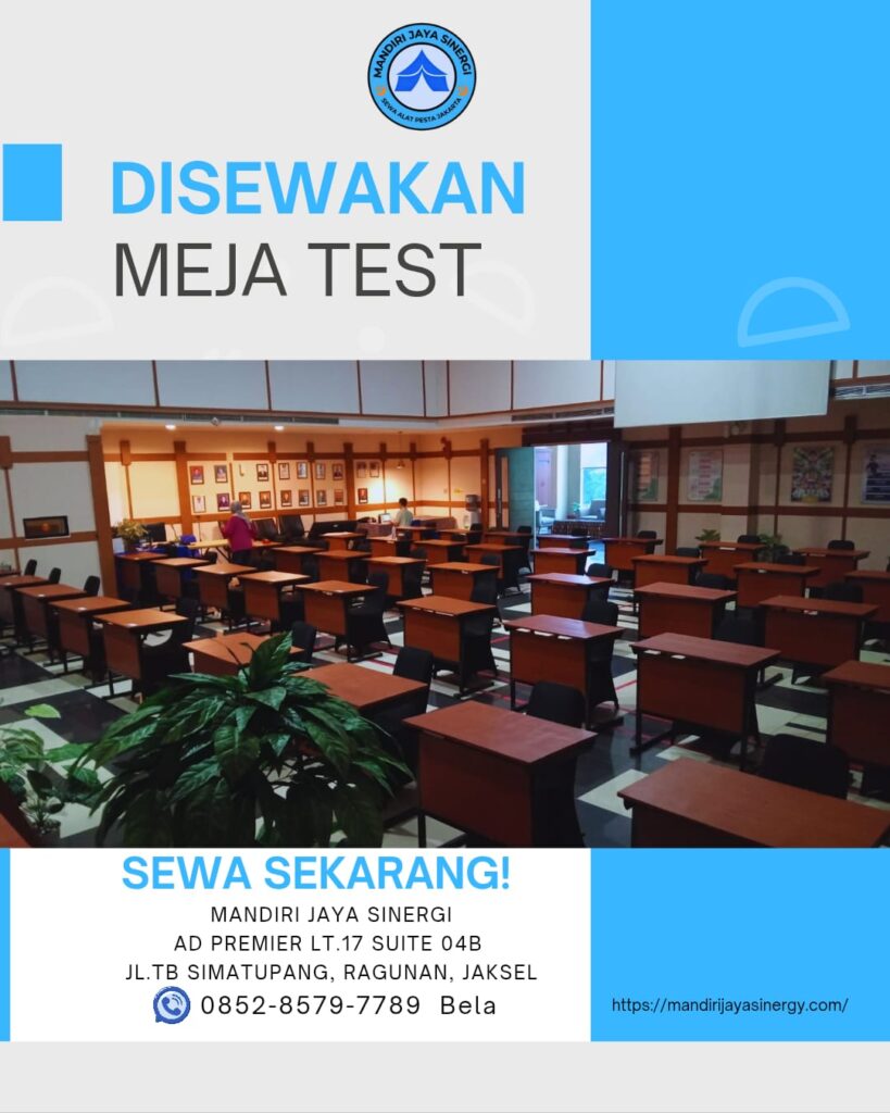 SEWA MEJA TEST AREA JABODETABEK
