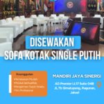SEWA SOFA KOTAK SINGLE PUTIH JAKARTA