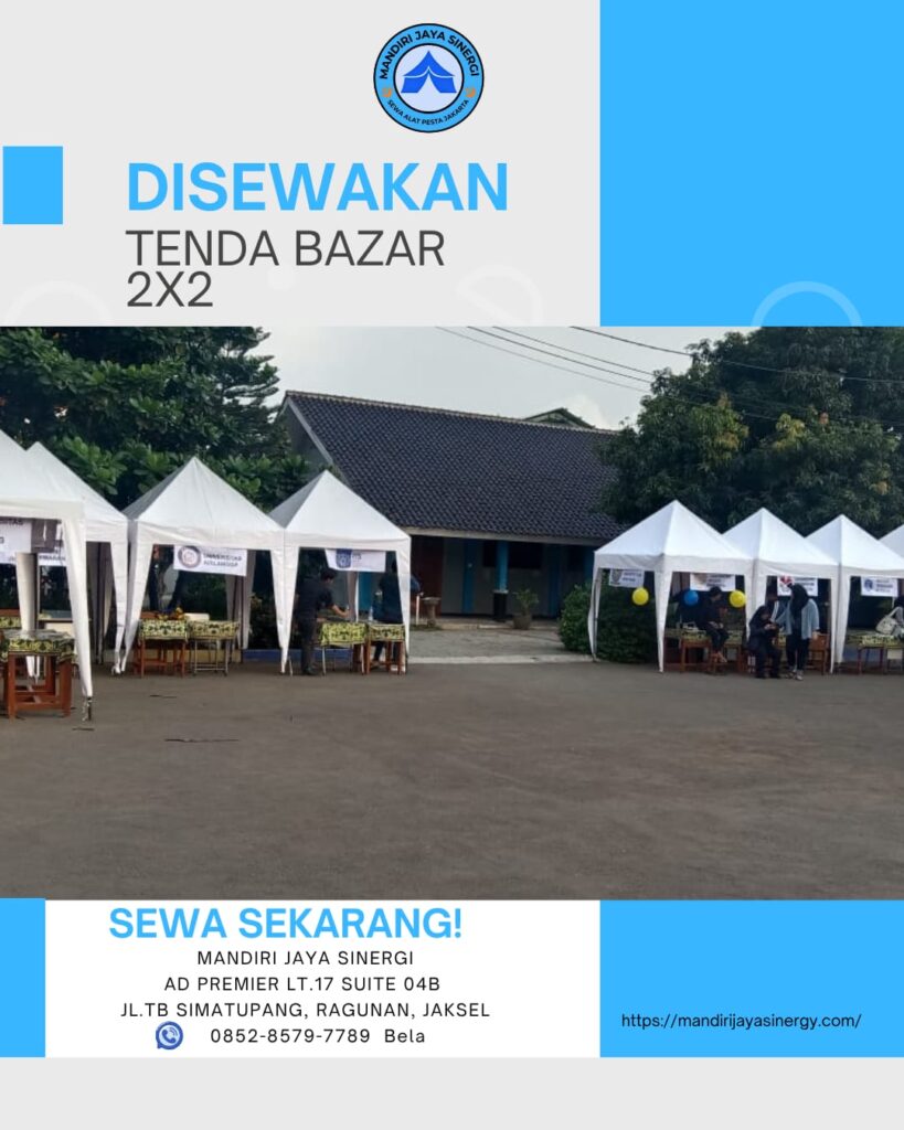 SEWA TENDA BAZAR 2x2 AREA JAKARTA