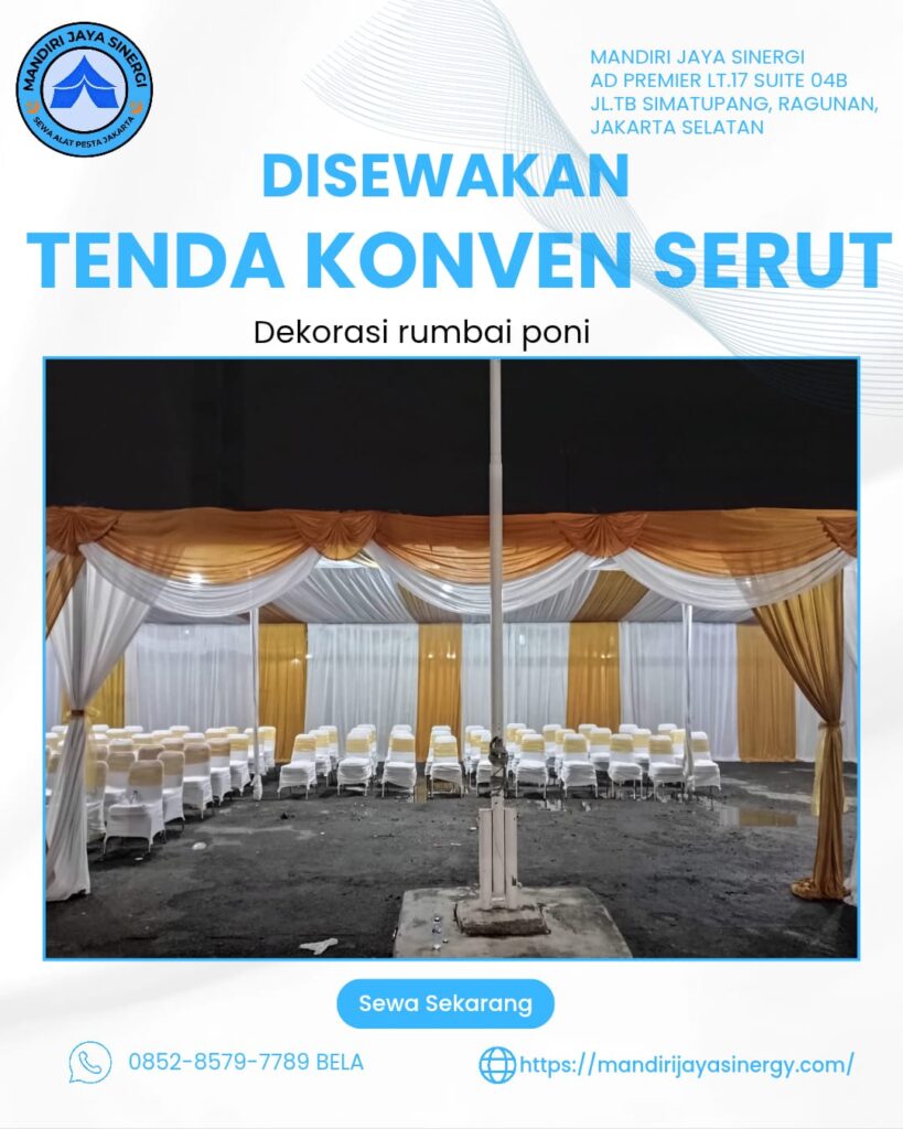 SEWA TENDA KONVEN SERUT JAKARTA