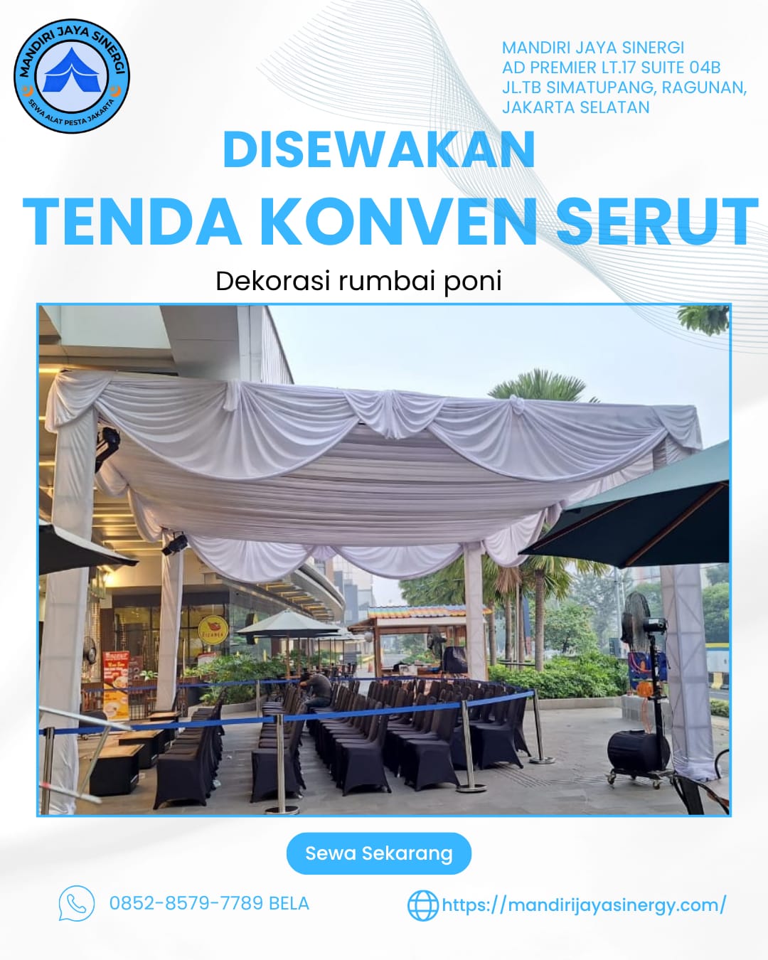 SEWA TENDA KONVEN SERUT JAKARTA