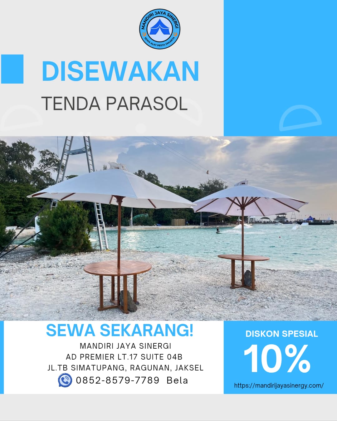 SEWA TENDA PARASOL JAKARTA SELATAN