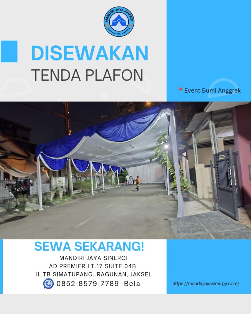SEWA TENDA PLAFON JABODETABEK