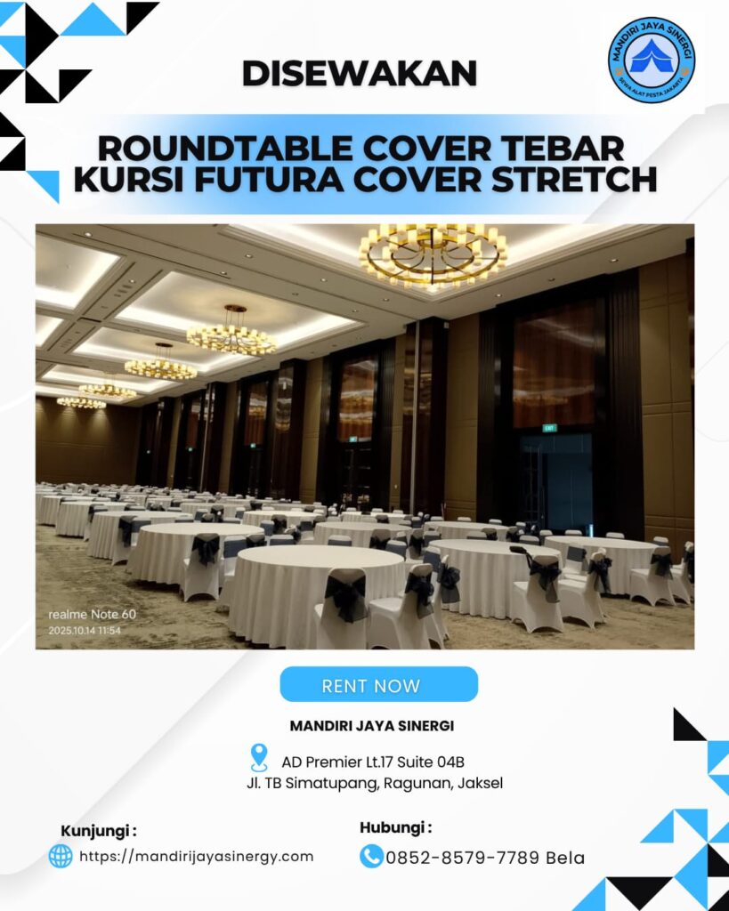 PUSAT SEWA ROUNDTABLE DAN KURSI FUTURA MURAH AREA JAKARTA
