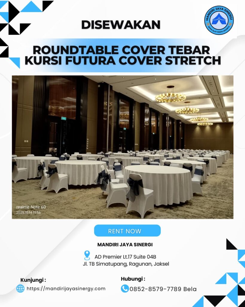 PUSAT SEWA ROUNDTABLE DAN KURSI FUTURA MURAH AREA JAKARTA