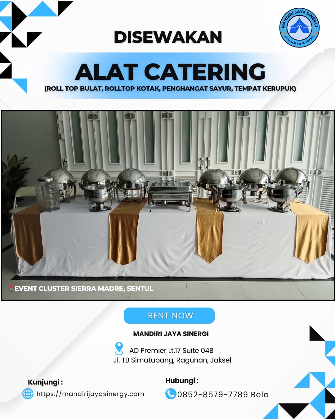 SEWA ALAT CATERING PREMIUM AREA JAKARTA