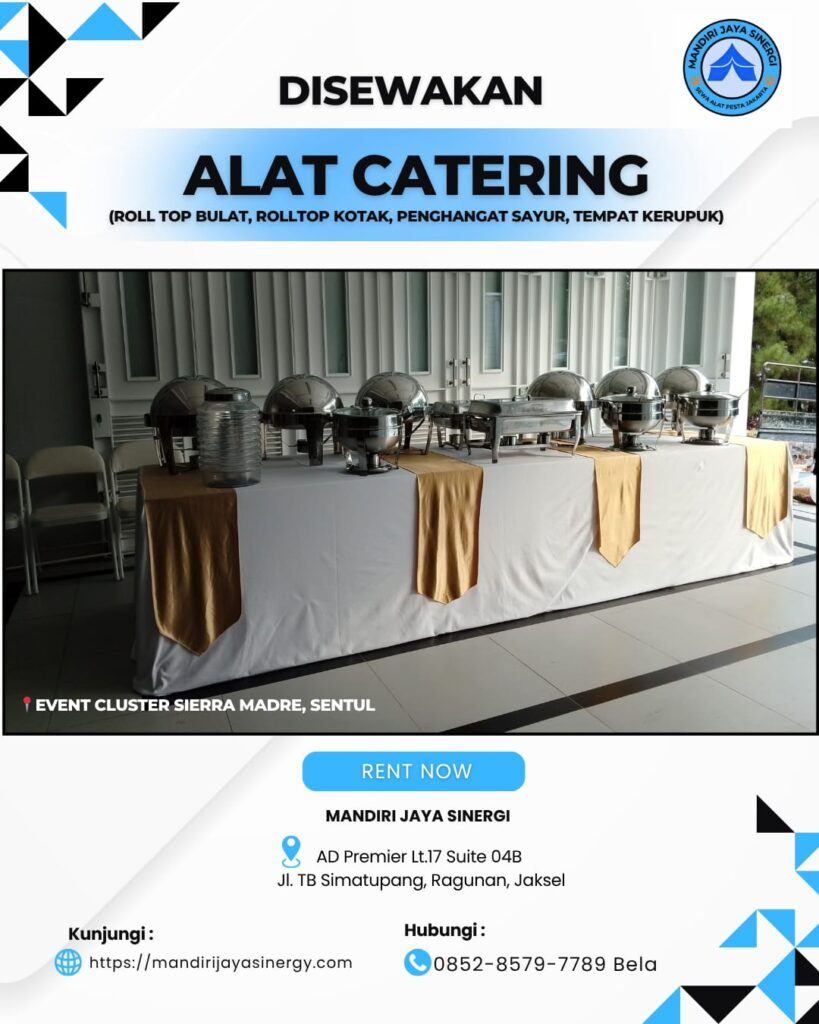 SEWA ALAT CATERING PREMIUM AREA JAKARTA