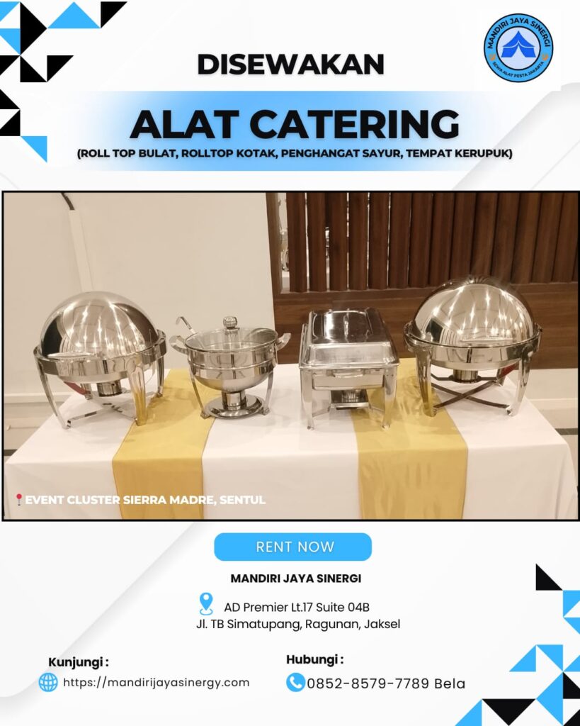 SEWA ALAT CATERING PREMIUM AREA JAKARTA