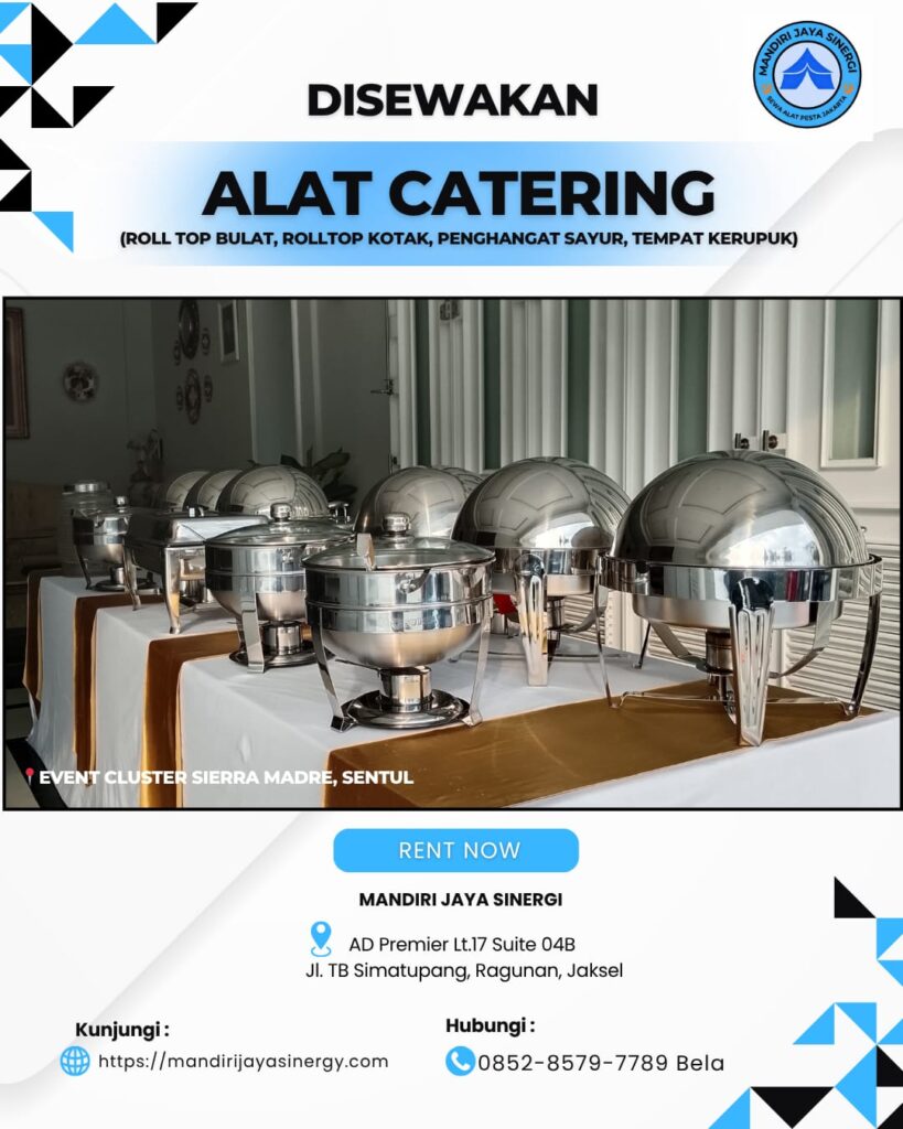 SEWA ALAT CATERING PREMIUM AREA JAKARTA