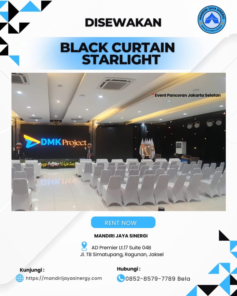 SEWA BLACKCURTAIN STARLIGHT BERKUALITAS SE-JABODETABEK