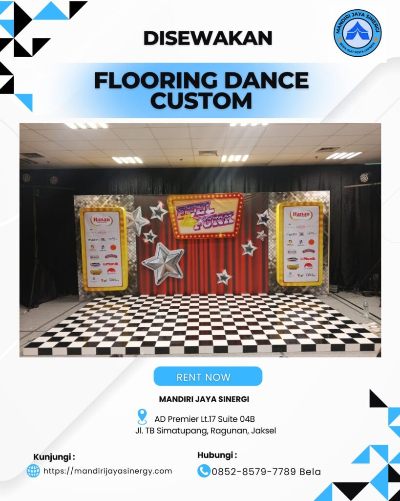 SEWA FLOORING DANCE CUSTOM TERBAIK SEJABODETABEK