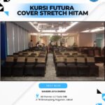 SEWA KURSI FUTURA COVER STRETCH HITAM AREA JABODETABEK
