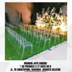 SEWA KURSI GHOST ACRYLIC UNTUK INTIMATE WEDDING AREA JAKARTA