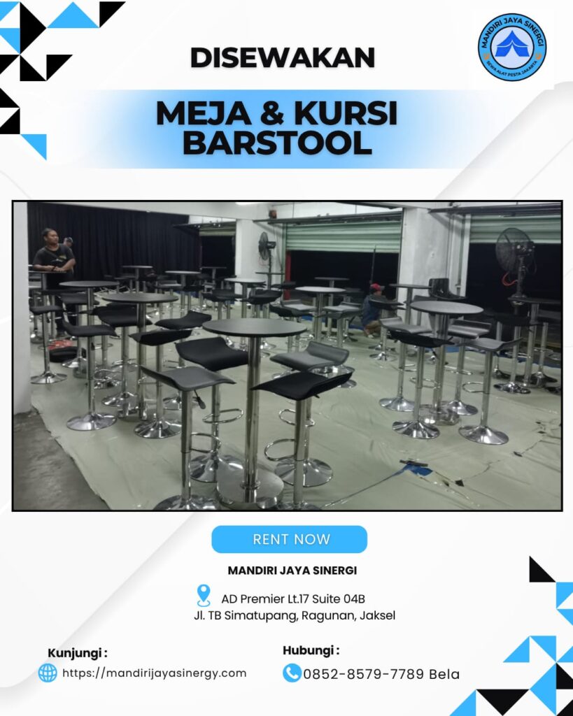 SEWA MEJA KURSI BARSTOOL AREA JABODETABEK