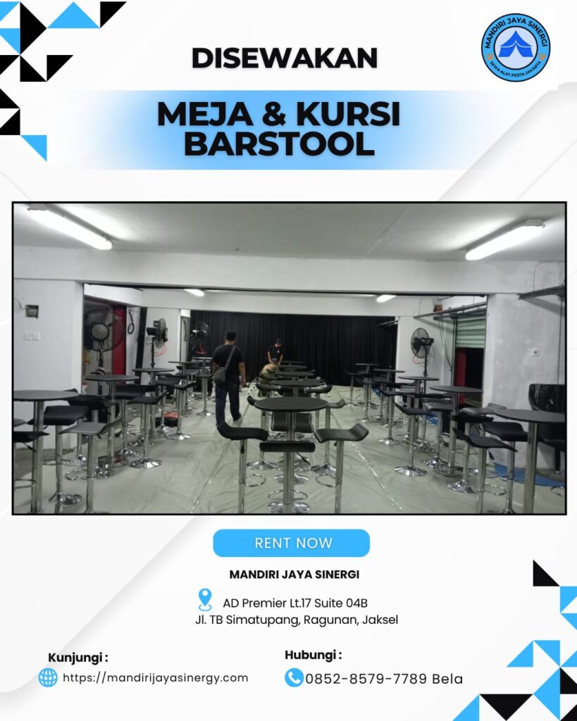 SEWA MEJA KURSI BARSTOOL AREA JABODETABEK
