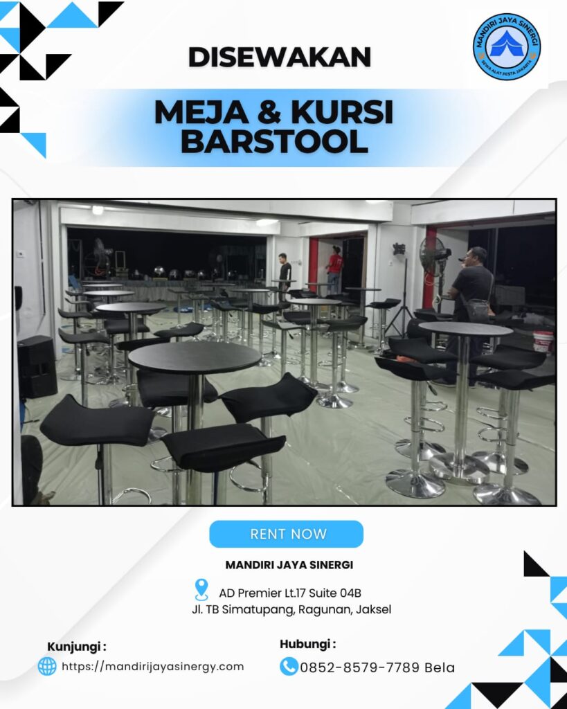SEWA MEJA KURSI BARSTOOL AREA JABODETABEK