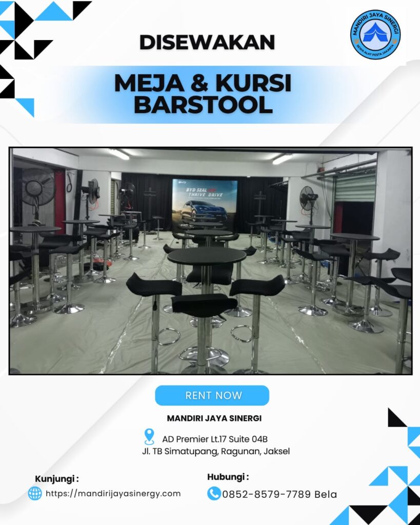 SEWA MEJA KURSI BARSTOOL AREA JABODETABEK