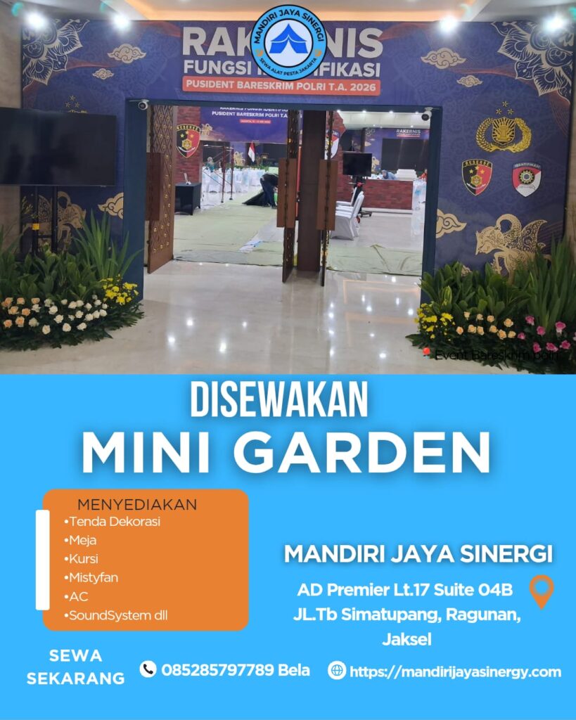 SEWA MINI GARDEN HARGA PER METER AREA JAKARTA