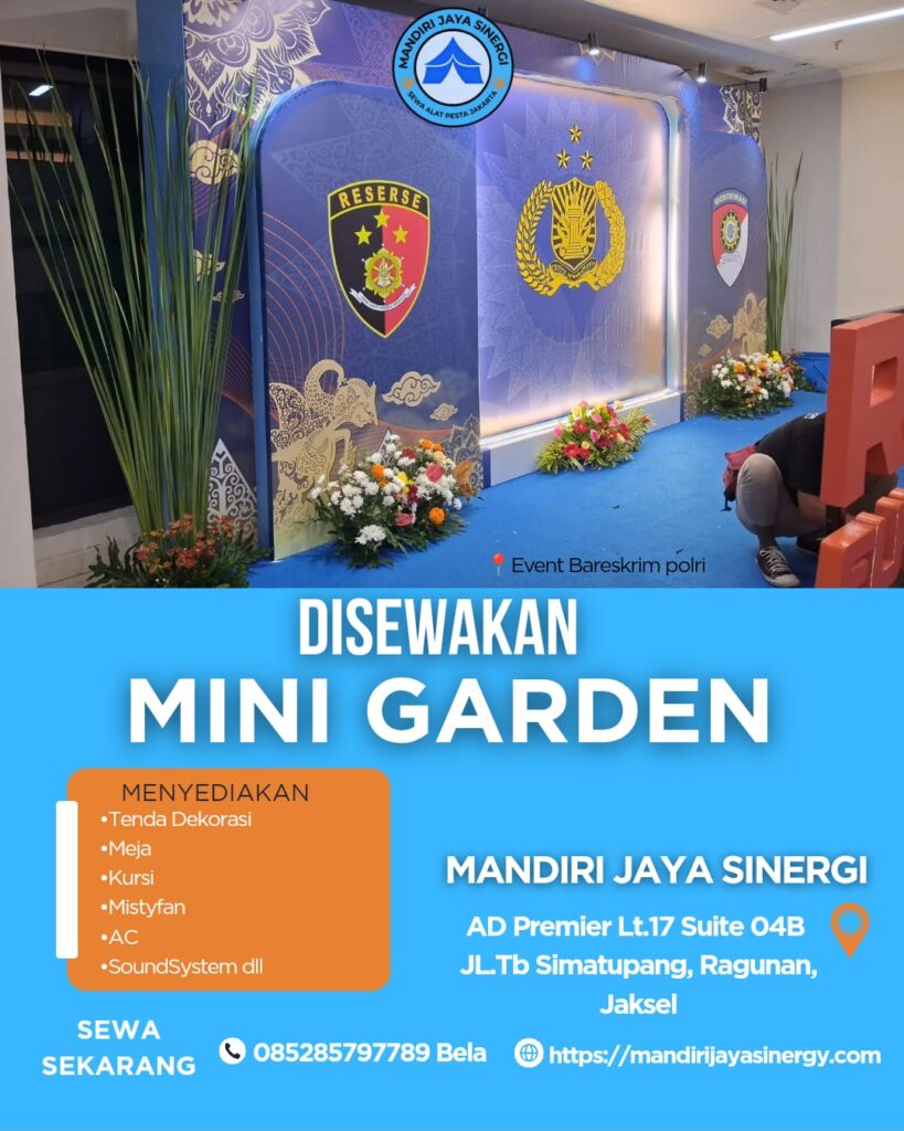 SEWA MINI GARDEN HARGA PER METER AREA JAKARTA