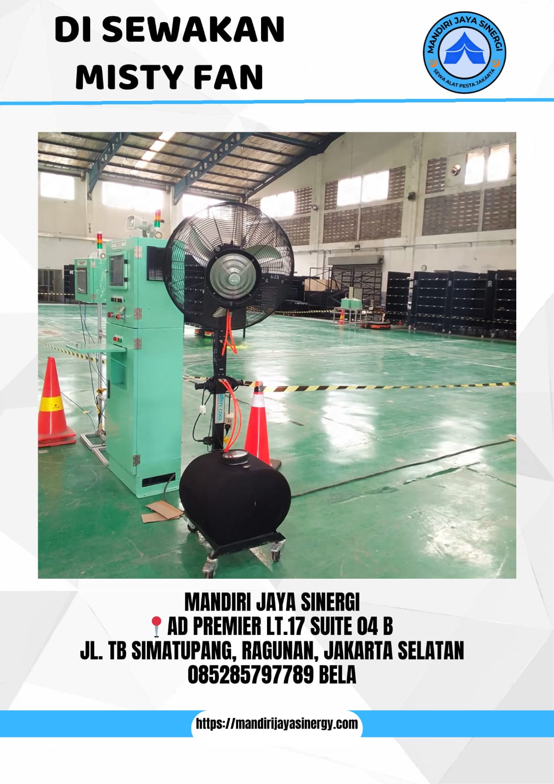 SEWA MISTY FAN MURAH AREA JAKARTA