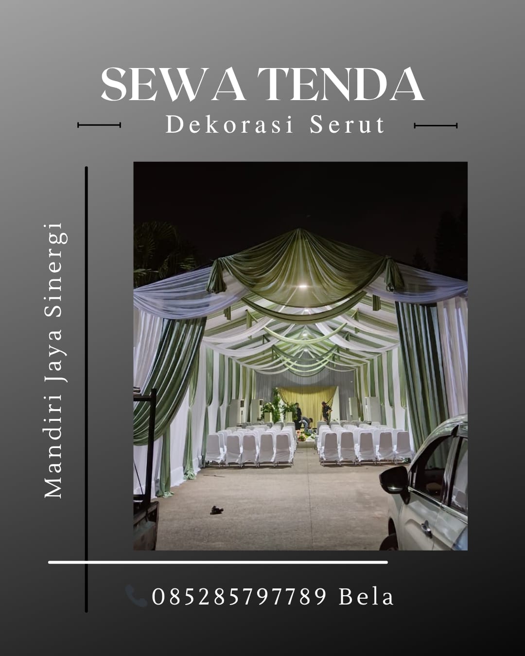SEWA TENDA SERUT MURAH AREA BEKASI