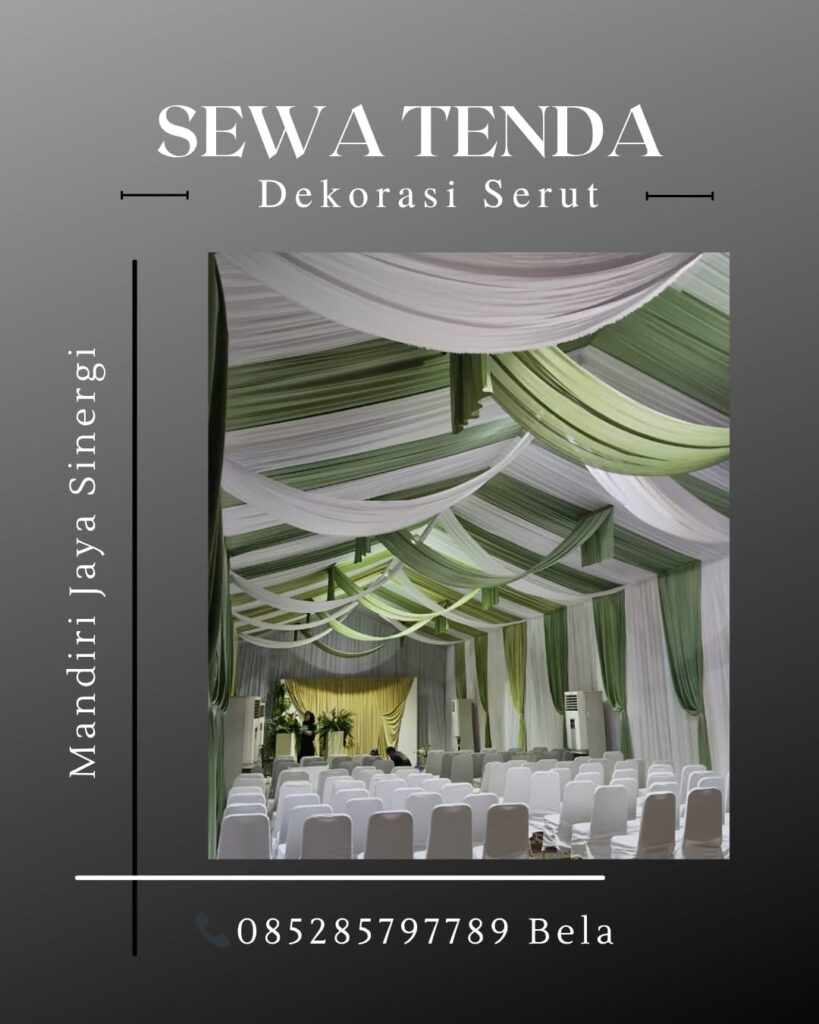 SEWA TENDA SERUT MURAH AREA BEKASI