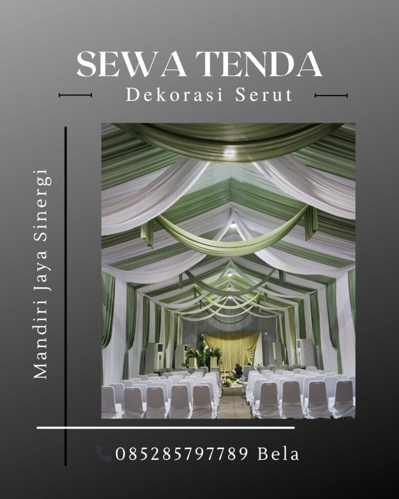 SEWA TENDA SERUT MURAH AREA BEKASI