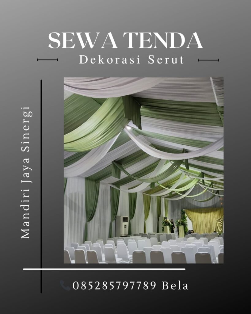 SEWA TENDA SERUT MURAH AREA BEKASI