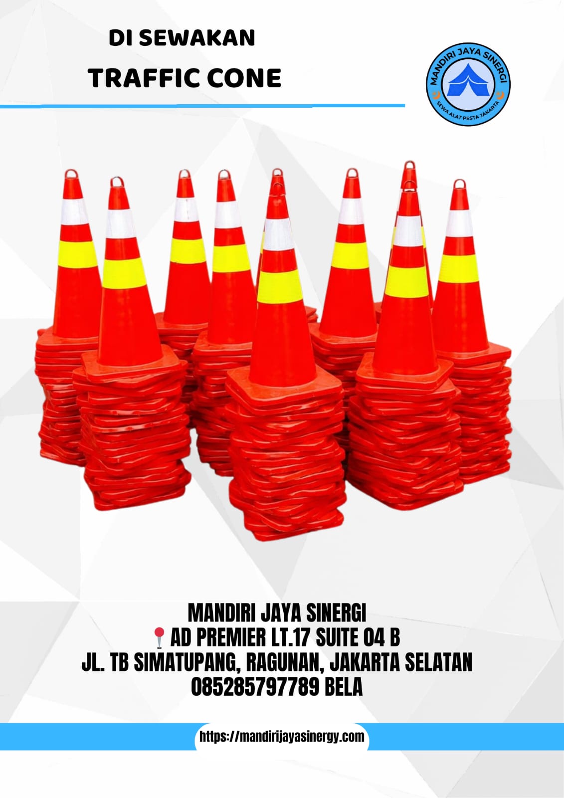 TEMPAT SEWA TRAFFIC CONE AREA JABODETABEK